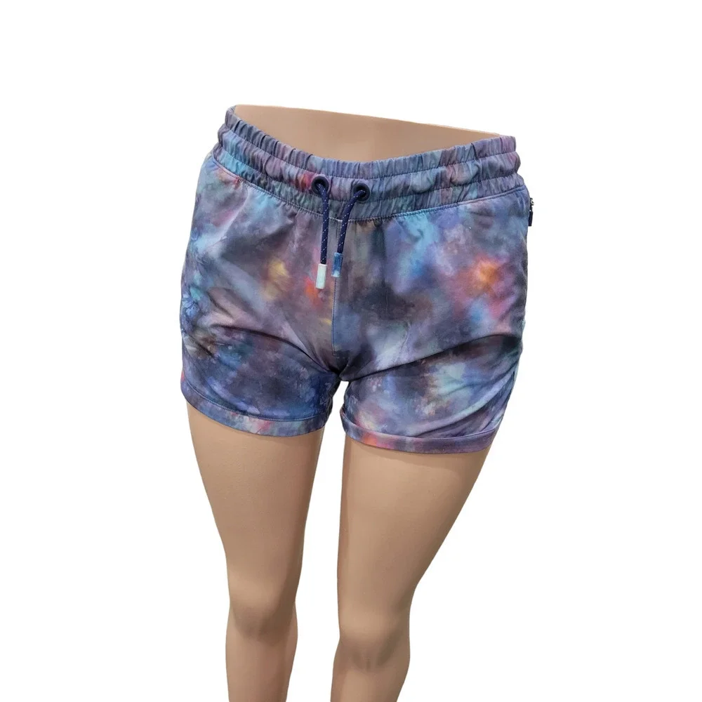 Athleta All Play Tie Dye Printed‎ Athletic Shorts Size XXL 16